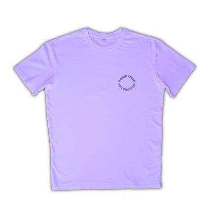 Tee-shirt Doner Kebab violet face – textile 100% coton – Fais Croquer