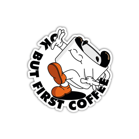 6 STICKERS COFFEE