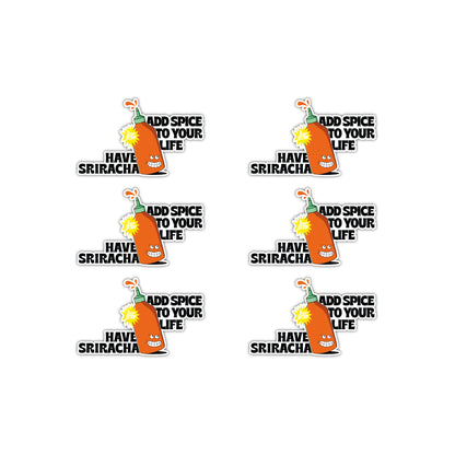 6 STICKERS SRIRACHA